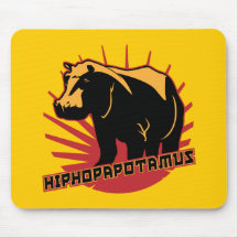 hiphopapotamus rhymenocerous tapis de souris