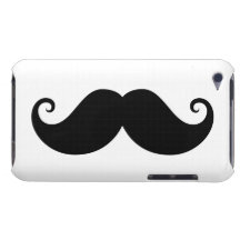 Hippie à la mode de moustache noire drôle de guido coque iPod touch Case-Mate
