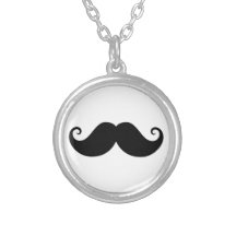 Hippie à la mode de moustache noire drôle de guido colliers personnalisés