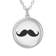 Hippie à la mode de moustache noire drôle de guido colliers personnalisés