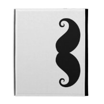 Hippie à la mode de moustache noire drôle de guido coques iPad