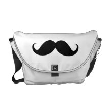 Hippie à la mode de moustache noire drôle de guido besaces