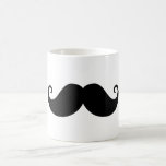 Hippie à la mode de moustache noire drôle de guido mugs