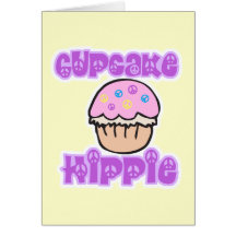 Hippie de petit gâteau cartes de vœux