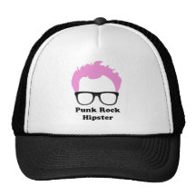 Hippie de punk rock casquette de camionneur