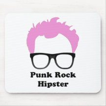 Hippie de punk rock tapis de souris