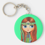 Hippie Keychain de paix Porte-clef