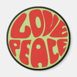 hippie maxime peace love aimants