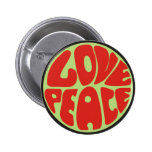 hippie maxime peace love badge