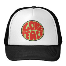 hippie maxime peace love casquette