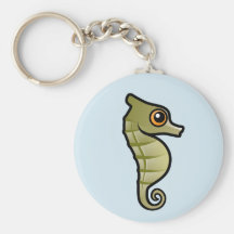 Hippocampe nain mignon porte-clef