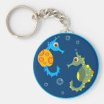 Hippocampes Porte-clefs