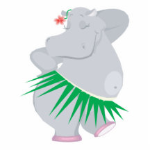 hippopotame de danse polynésienne photo sculpture