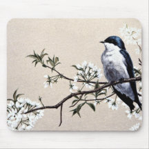 Hirondelle d'arbre tapis de souris