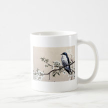Hirondelle d'arbre tasse à café