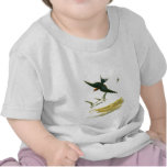 hirondelle Fil-coupée la queue T-shirts