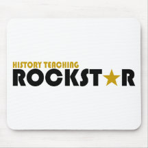 Histoire enseignant Rockstar Tapis De Souris