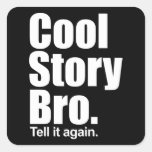 Histoire fraîche Bro. Autocollant