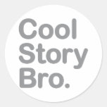 Histoire fraîche Bro. Autocollant