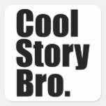 Histoire fraîche Bro. Autocollant