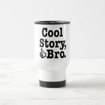Histoire fraîche Bro avec des pouces Tasses