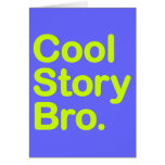 Histoire fraîche Bro. Carte