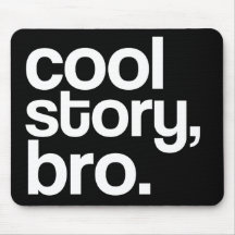 histoire fraîche, bro. mousepad tapis de souris