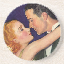 Histoires d'amour vintages, Hollywood romantique Dessous De Verre