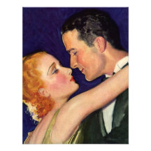 Histoires d'amour vintages, Hollywood romantique Invitations Personnalisées
