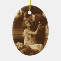 Histoires d'amour vintages, musique romantique décorations de noël