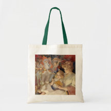 Histoires vintages de Noël de lecture de mère et d Sac