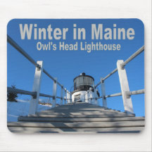 Hiver au Maine Tapis De Souris