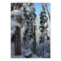 Hiver canadien cartes de vœux
