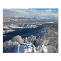 Hiver de Zurich Suisse Tirage Photo
