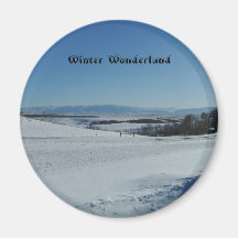 hiver du Montana, aimant du pays des merveilles d'