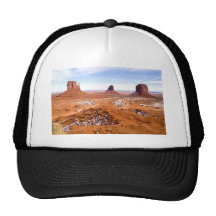 Hiver en vallée de monument casquettes de camionneur