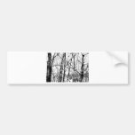 Hiver noir et blanc autocollants pour voiture
