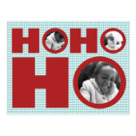 Ho Ho carte postale de photo de vacances cartes postales