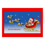 HO ! HO ! HÉRISSON ! Carte de voeux
