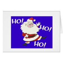 Ho Ho Ho carte de Père Noël