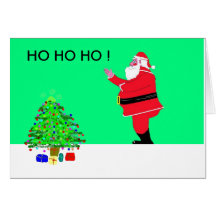 , HO HO HO ! CARTE DE VŒUX