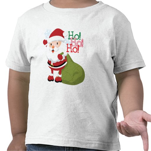Ho-Ho-Ho chemise d'enfants en bas âge de Père Noël T-shirts