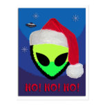 HO ! HO ! HO ! des aliens Carte Postale