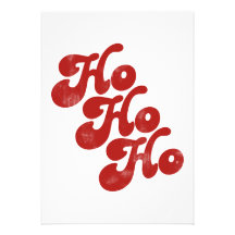 Ho Ho Ho Joyeux Noël Invitations Personnalisables