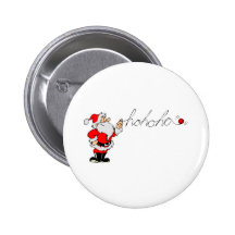 Ho Ho Ho Père Noël Badges Avec Agrafe