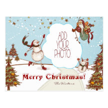 HO ! HO ! HO ! Vous ne pouvez pas m'attraper ! Carte Postale