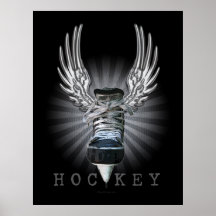 Hockey à ailes poster