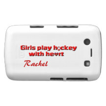 Hockey de jeu de filles avec le coeur ! - Signe fe Coque Blackberry