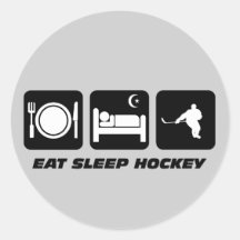 Hockey drôle adhésif