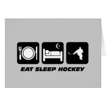 Hockey drôle cartes